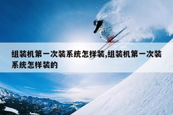 组装机第一次装系统怎样装,组装机第一次装系统怎样装的