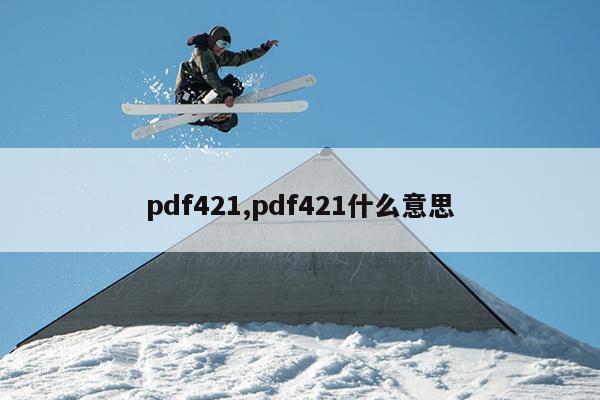 pdf421,pdf421什么意思