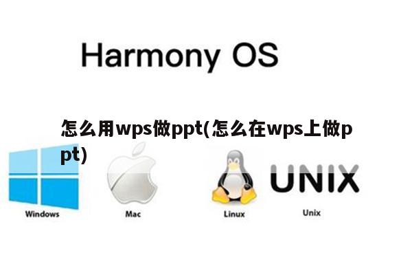 怎么用wps做ppt(怎么在wps上做ppt)
