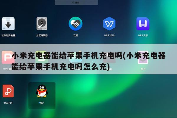 小米充电器能给苹果手机充电吗(小米充电器能给苹果手机充电吗怎么充)