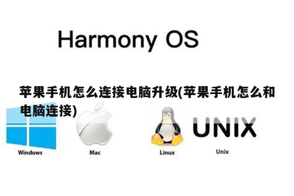 苹果手机怎么连接电脑升级(苹果手机怎么和电脑连接)