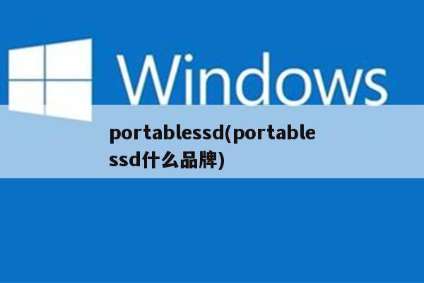 portablessd(portablessd什么品牌)