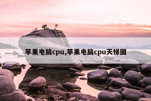 苹果电脑cpu,苹果电脑cpu天梯图