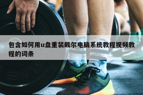 包含如何用u盘重装戴尔电脑系统教程视频教程的词条