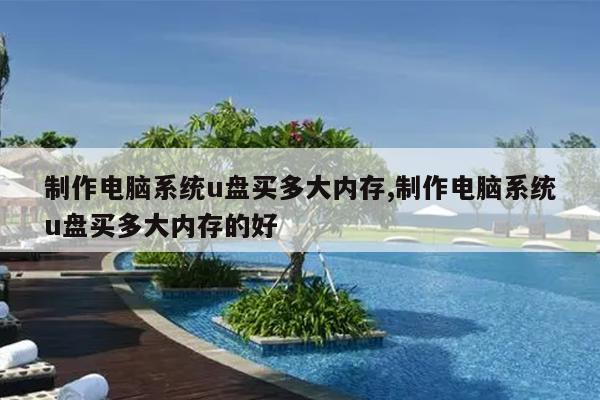 制作电脑系统u盘买多大内存,制作电脑系统u盘买多大内存的好
