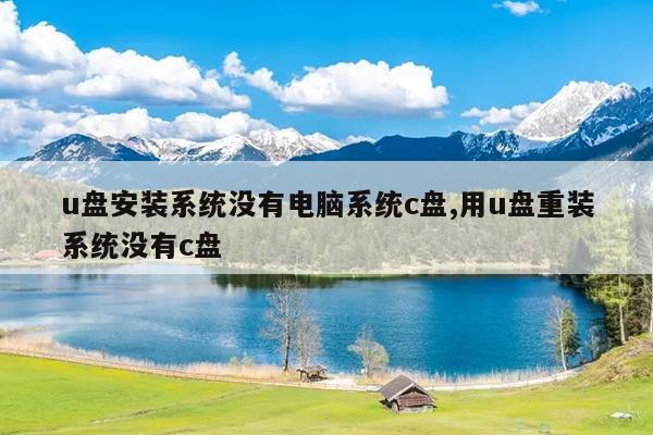 u盘安装系统没有电脑系统c盘,用u盘重装系统没有c盘